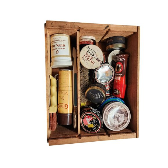 Vintage Simi Winery Wooden Box With Sliding Lid & Dividers - Picture 4 of 9